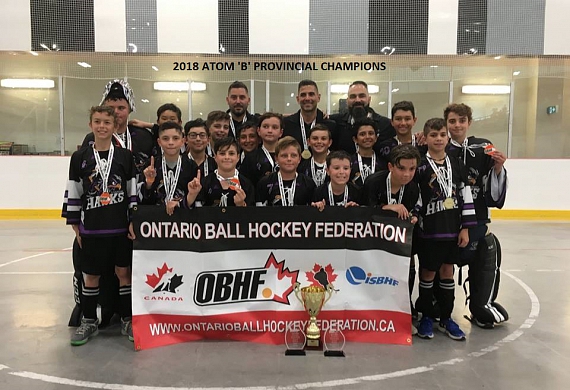 2018 OBHF Provincial Champions